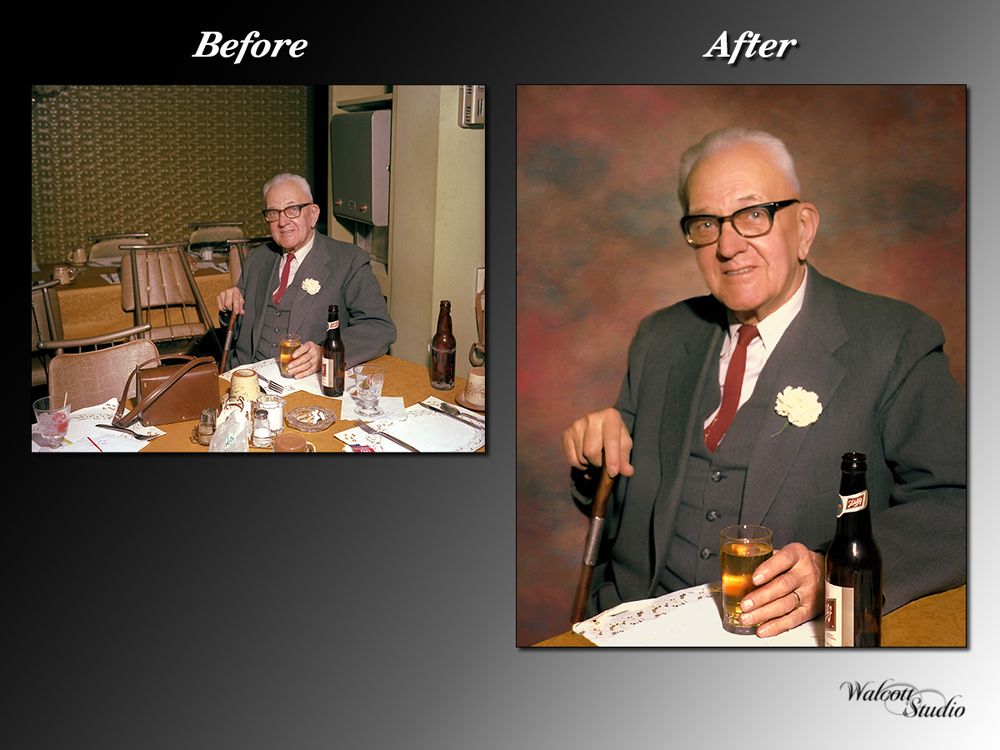 Photo Restoration by Walcott Studio Columbus, Wisconsin